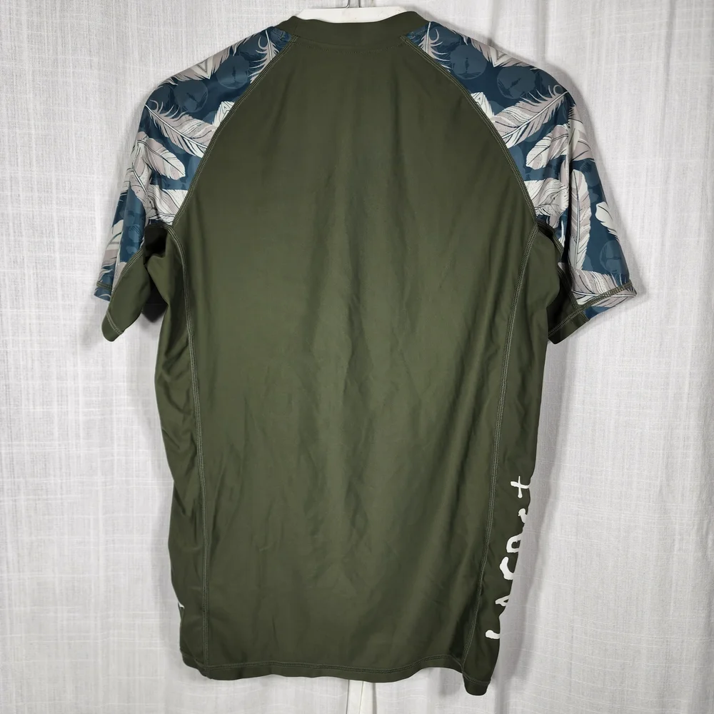 Men's Green Rash Guard - Picture 4 of 7